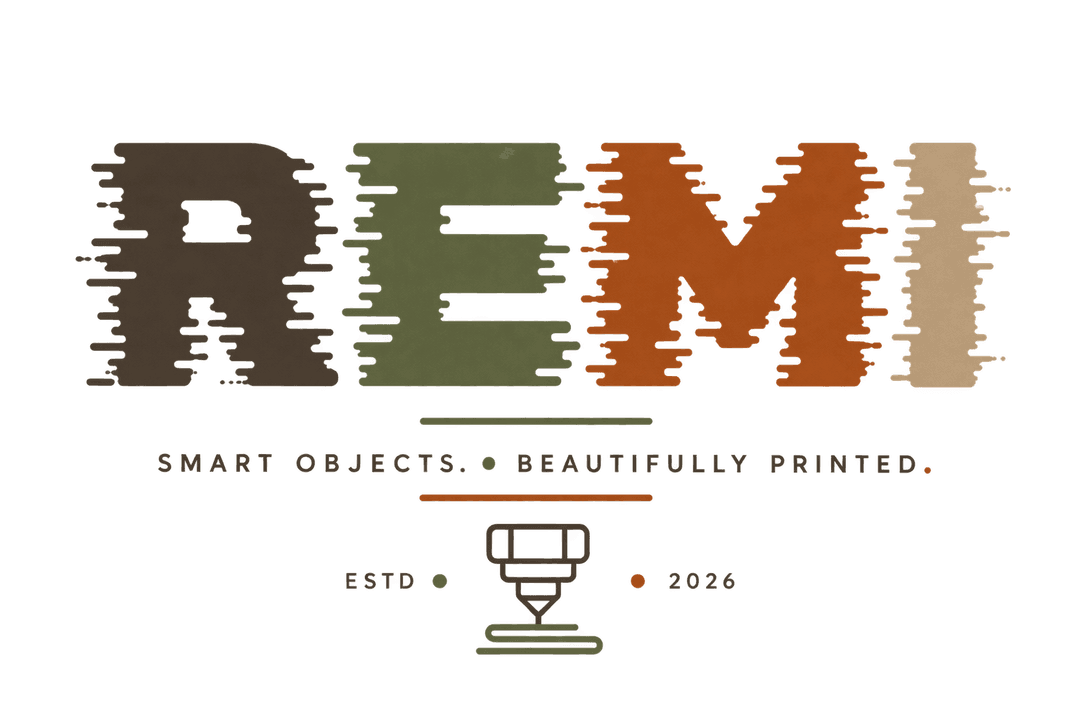 Logótipo original REMI 3D Printing