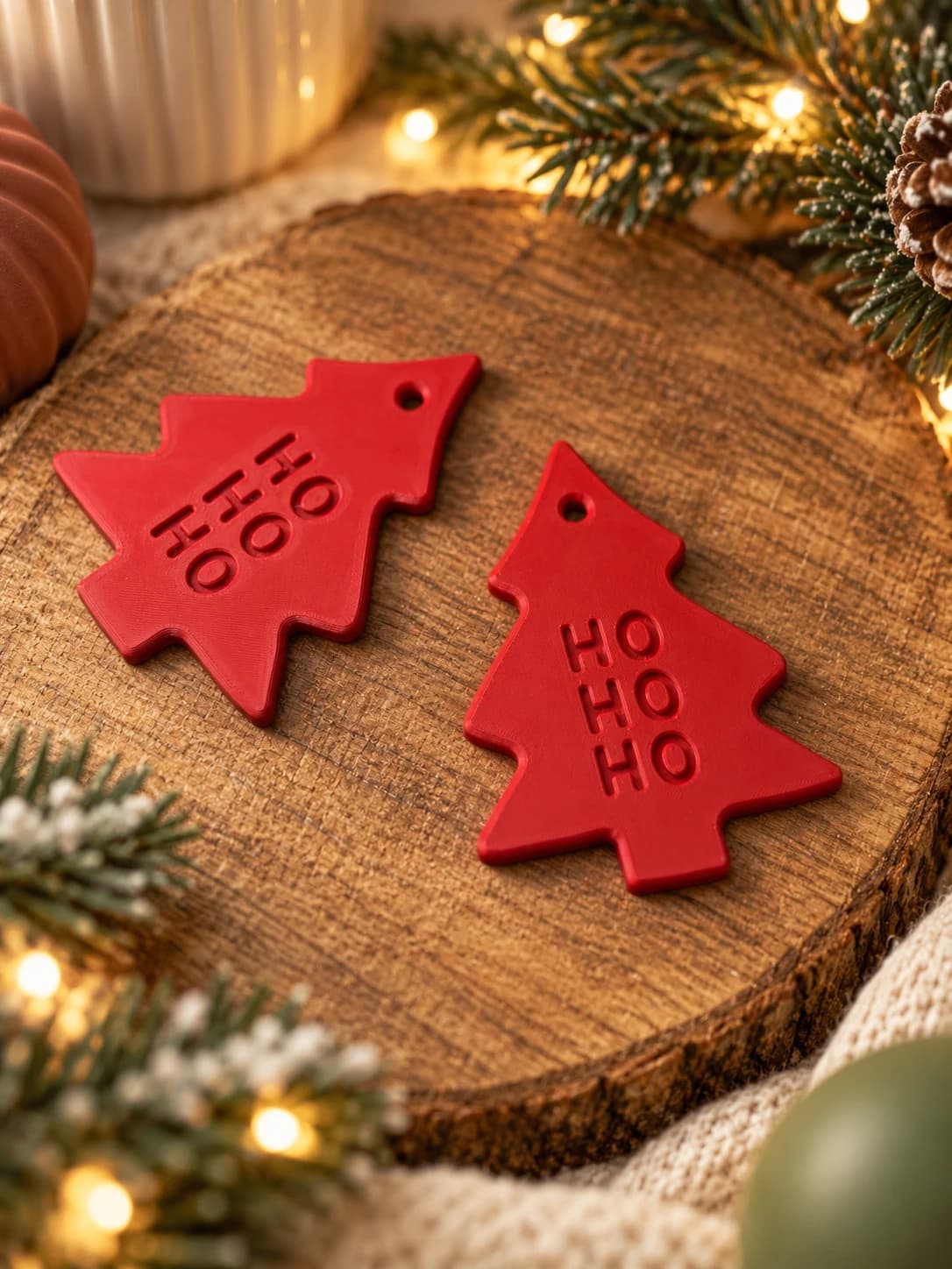 Ornamento "HO HO HO"
